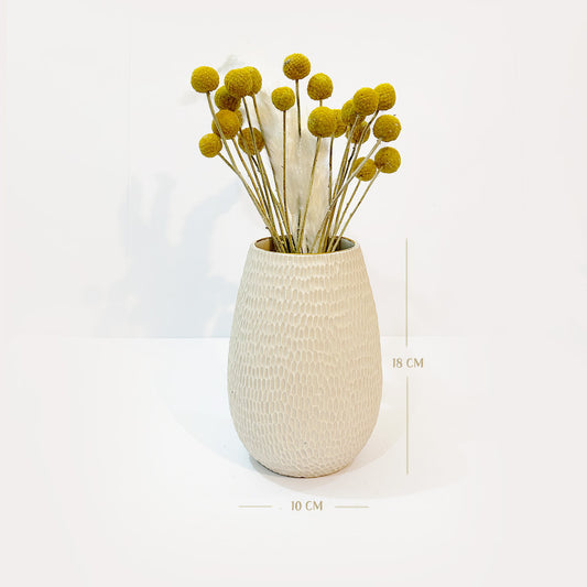Florero esgrafiado