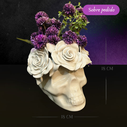 Maceta Cuaxicalli (Sobre pedido)